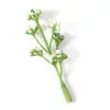 Plantas Verdes Artificiales, Frutas de Morera de Plástico, Hojas de Plantas Acuáticas Artificiales, Arreglos Florales Nupciales Hechos a Mano, Accesorios para Decoración de Ramos