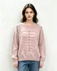 Amazon 2026 Otoño/Invierno Nuevo Suéter de Punto Trenzado Tridimensional Transfronterizo Vintage para Mujer, Corte Holgado, Cuello Redondo, Pulóver, Manga Larga
