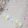 Cyansea Adesivos Coloridos Líquidos Borboleta para Nail Art Gato Luz Fluida 5D Laser Popular na Internet Estilo Japonês Adesivos de Unha