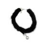 Corea del Sur otoño e invierno visón perla cadena clavícula collar corto temperamento femenino accesorios de perlas de copo de nieve peludos