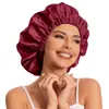 Amazon Venta Caliente Transfronteriza Extra Grande Doble Capa para Mujer Hogar Comercio Exterior Pañuelo para la Cabeza Cuidado del Cabello Posparto Sombrero Redondo Gorro de Dormir de Satén