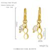 Pendientes Largos de Borla de Perla 18K Europeos y Americanos para Mujer Concha Acero de Titanio Exquisitos de Gama Alta Pendientes de Corazón Pendientes Venta al por Mayor