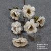 6 Gardenia Flor Material Peônia Simulação Flor de Seda Casamento Hotel Salão de Casamento Decoração Road Insert Flor Arte Vestido Macio Belo Chen