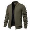 AIOPESON Chaqueta Bomber para Hombre con Forro Polar Waffle Otoño Invierno Cálida Casual Bolsillo con Cremallera Chaquetas y Abrigos Exteriores para Hombre