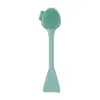 Dispositivo de Limpeza Facial de Silicone Personalizado pelo Fabricante, Ferramenta de Massagem, Escova Multifuncional Tipo Esfumar para Massagem Facial e Remoção de Maquiagem