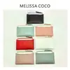2025 Novo Simples Mini Conjunto de Cartões Feminino Pequeno Contraste de Cores Ultra-fino Multi-cartão Carteira Curta Feminina Portátil para Troco