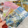 [Colección] 50 Piezas de Pegatinas para Diario Serie Estampado Dorado, Materiales Transparentes de Mascota Impermeables para Diario, Pegatinas Decorativas DIY