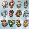 Dwarf Gnome de Navidad de Madera Creativo Transfronterizo Colgante Pequeño Decoración de Árbol de Navidad Juego de Señales de Madera