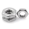 Tuerca Hexagonal Delgada de Acero Inoxidable 304/316 Tapa de Tornillo Plana Delgada Tuerca Hexagonal Delgada Negra Sujetadores
