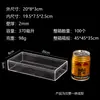Caja de Regalo Rectangular Transparente de Acrílico Grado Alimenticio para Té Caja de Plástico Regalo de Boda Venta al Mayoreo