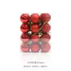 Decorações de Natal Bolas de Plástico com Pó Dourado Brilhante e Fosco Galvanizado Bolas de Natal para Teto de Shopping Ornamentos de Árvore de Natal
