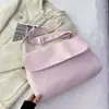 Bolso cruzado informal transfronterizo con logotipo impreso, gran capacidad, ligero y sencillo, bolso de hombro, estilo coreano, bolso mensajero literario