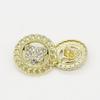 Botão de Cardigã Decorativo Jaqueta Metal Vintage Cabeça de Filhote Ponto Suéter Moda Atacado Botão Xale Diamante Grosso