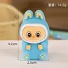Sacapuntas de Dibujos Animados Labubu de Celebridad de Internet Transfronterizo Sacapuntas Manual Mini para Estudiantes Sacapuntas de Muñeca de Plástico Blando Duradero