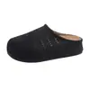 Sandalias tejidas huecas estilo Birkenstock para mujer, Mocasines sin cordones para uso exterior, Colección Primavera 2026, Medias pantuflas de punta cerrada
