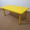Mesa y silla de plástico ajustables para jardín de infantes mesa rectangular ajustable para aprendizaje infantil y silla mesa de juego y estudio ventas directas de fábrica