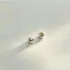 Prata Esterlina S925 Contas de Silicone de Posicionamento com Anéis Ajustáveis DIY Colar Pulseira Acessórios de Contas Elásticas Atacado
