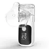 Nebulizador Portátil de Mano Atomizador con Pantalla Digital para Uso en Casa para Adultos, Niños y Bebés Transfronterizo