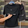 Camiseta Deportiva de Running para Hombre y Mujer, Manga Corta, Cuello Redondo Delgado, Secado Rápido, Malla de Hielo, Moda Verano 2025, Secado Rápido