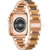 Adecuado para Apple Watch Applewatch11-1Se Serie Completa Correa de Reloj de Resina Ligera de Lujo Metálica de Tres Piezas en Stock
