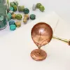 Cuentas de cera para sellar de alta calidad y atractivas en forma octagonal con cera nacarada, tapa de aluminio dorada y empaque de botella de vidrio, ofreciendo color y textura ricos