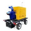 Caminhão Bomba Diesel Socorro de Emergência Seca Caminhão Bomba Móvel Grande Vazão Autoescorvante Autoesgotante Caminhão Bomba Controle de Enchentes