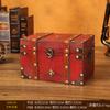 Caja de Joyería Nueva Caja de Almacenamiento de Madera con Cerradura Caja de Almacenamiento Caja de Embalaje de Piedra Caja de Madera Estilo Retro Personalizado Venta al por Mayor