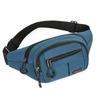 Bolsa de ombro esportiva de grande capacidade transfronteiriça, nova bolsa de cintura antirroubo para corrida, multifuncional, bolsa transversal de tecido Oxford para celular