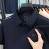 Camisetas de Manga Corta para Hombre de Verano Nuevas Transfronterizas Tops para Hombres de Mediana Edad Negocios Cuello de Solapa Casual Holgadas Camisetas Polo para Hombre
