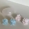 Pendientes de Camelia Coreanos Simples, Frescos y Versátiles, Pendientes de Flor Blanca Fresca y Estéreo con Perlas, Estilo Coreano