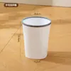 Novo Modelo de Lixeira Doméstica sem Aro de Pressão, Adequada para Cozinha, Banheiro, Quarto de Estudante, Sala de Estar, Escritório, Grande Capacidade, Design Elegante
