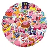 60 Nuevas Pegatinas de Graffiti de Dibujos Animados de Kirby para Decorar Cuadernos y Maletas Pegatinas de Dibujos Animados DIY