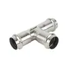 Conector de Tres Vías de Acero Inoxidable 316L, Divisor de Agua de Tres Vías, Conector de Tres Vías de Diámetro Igual de Doble Engarzado, Conector de Tres Vías Tridimensional