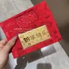 Ouro Puro 999 Envelope Vermelho Zodíaco Colorido Desenho Animado Moeda de Ouro Comemorativa Princesa Por Favor Fique Rico e Abra a Porta Moeda de Ouro Vermelha Presente Atacado