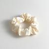 Nuevo anillo de pelo de intestino de cerdo satinado, cabeza de cuerda de tela transfronteriza de Europa y Estados Unidos, cabeza de flor, banda de goma de alto sentido, cuerda para el cabello, accesorios para el cabello al por mayor