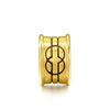 Chapado en Oro 3D Imitación Oro Fuerza Sabiduría Protección Coraje Fe Tatuajes de la Suerte Pulsera de Cuerda de Cuero Colgante Cuentas