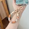 Cable de teléfono, correa para teléfono móvil, cordón de cristal, colgante pequeño, decoración de accesorio para teléfono, correa para teléfono móvil, correa antipérdida, cordón de silicona