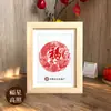 Moldura de Madeira Sólida Porta-Retrato Inspirador Decoração de Mesa Recorte de Papel Weixian Estilo Panda Caractere da Fortuna Personalizável Estilo Chinês Arte de Recorte de Papel