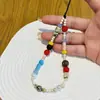 Cadena de Teléfono de Cuentas de Colores Ins Niche Cadena de Cuentas DIY Llavero de Cámara Ccd Colgante para Bolso Anti-Pérdida