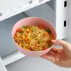 Bol de Arroz 15cm Bol de Trigo para el Hogar Bol de Ramen con Rayas Verticales Bol de Postre Bol de Sopa Regalo Apto para Microondas Logo