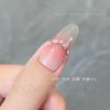 Joyería para Uñas Mini Circonia Rosa Borde Invertido Forma de Diamante Fondo Plano Tamaño Pequeño Diamante Apilado Super Flash Decoración para Uñas