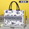 Bolsa de lona tote personalizada de alto diseño Morris bolsa de regalo navideño bolsa de lona publicitaria corporativa logo personalizado