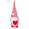 Decoração Presente Dia das Mães Dia dos Namorados Transfronteiriço Amor Rudolph Velhinho Sem Rosto Boneco Casal Boneca Enfeite de Janela