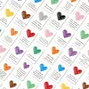 Cartões de Coração Inspiradores Novos Coloridos Pintados à Mão Transfronteiriços, Conjunto de 36, Materiais para Diário, Decoração de Parede, Cartões de Energia Positiva