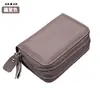 Bolsa para tarjetas de piel de vaca de primera capa con RFID antimagnético, venta directa de fábrica, versión coreana, bolsa para tarjetas de gran tamaño, bolsa para tarjetas de cambio