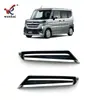 Adecuado para 24 Suzuki Spacia Custom Mk04 Series Modificado Especial Ceja de Faro Decorativa Tira Brillante Pegatinas