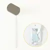 Espejo de Inspección con Forma de Corazón para Extensiones de Pestañas, Lente Rectangular, Antirrizado, Superficie de Espejo Antivaho, Espejo para Pestañas, Espejo Oral Redondo