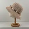 Novo Chapéu de Pescador de Palha Estilo Étnico para Mulheres, Chapéu de Palha de Aba Larga, Chapéu de Praia, Chapéu Protetor Solar Emagrecedor