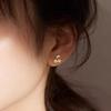 Pendientes de cereza de plata esterlina s925 para mujer, elegantes, ligeros, de lujo, de alta gama, sencillos y únicos, con diseño coreano Mori.