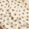 Lençol Tipo Wrap de Gaze para Bebê Camada Dupla 100% Algodão Respirável Manta Swaddle Leve Colcha Desenho Animado para Bebês e Crianças Pequenas